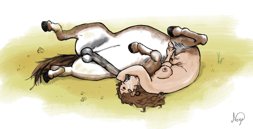 autofellatio balls big_breasts black_hooves breasts brown_hair brown_penis brown_skin centaur cum cum_in_mouth cum_inside cum_on_self curly_hair desert dickgirl digital_painting_(art) ear_piercing equine erection flexible hair handjob happy herm hoop_earring hooves horse horsecock human intersex lying mammal masturbation multi_cock neige nipples nude on_side oral penis piercing pink_nipples pink_penis pink_skin quadruped signature solo spread_legs spreading taur upside_down white_countershading