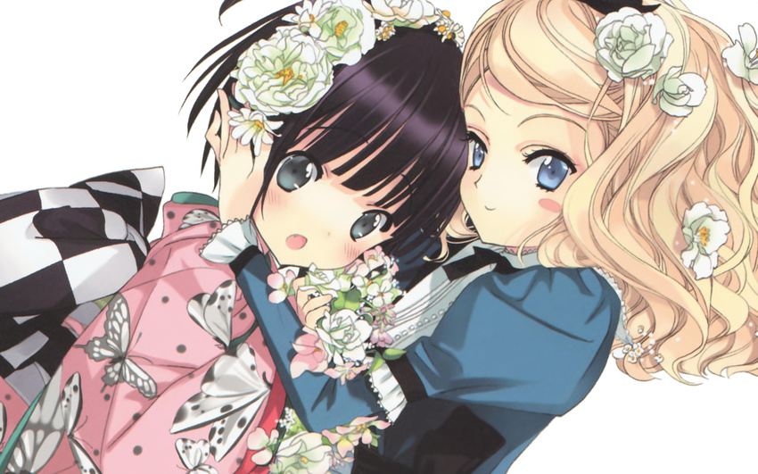 2girls alice_blanche ikoku_meiro_no_croisee takeda_hinata yune_(ikoku_meiro_no_croisee)