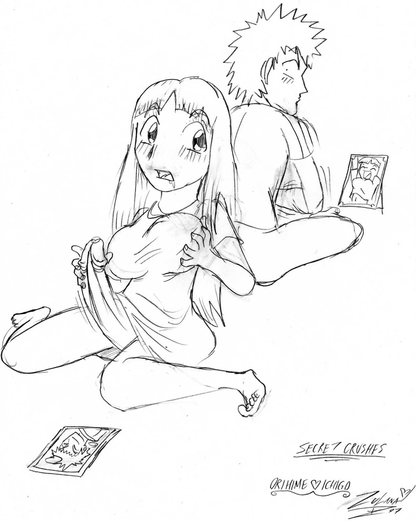 bleach ichigo_kurosaki orihime tagme zulana