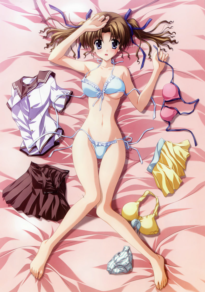 bikini dakimakura ef_~a_fairytale_of_the_two~ hayama_mizuki nanao_naru swimsuits underboob