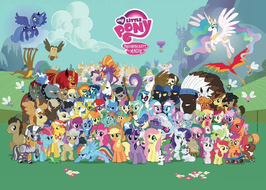 ace_(mlp) apple_bloom_(mlp) applejack_(mlp) avian berry_punch_(mlp) big_macintosh_(mlp) bonbon_(mlp) braeburn_(mlp) carrot_top_(mlp) cheerilee_(mlp) chief_thunderhooves_(mlp) colgate_(mlp) cub cutie_mark cutie_mark_crusaders_(mlp) daisy_(mlp) derpy_hooves_(mlp) diamond_tiara_(mlp) doctor_whooves_(mlp) dragon equine female feral fido_(mlp) flutter fluttershy_(mlp) freundschaft_ist_magie friendship_is_magic german_text gilda_(mlp) granny_smith_(mlp) gryphon gummy_(mlp) hair hoity_toity_(mlp) horn horse horte_cuisine_(mlp) lily_(mlp) little_strongheart_(mlp) long_hair lyra_heartstrings_(mlp) male mammal mayor_mare_(mlp) multi-colored_hair my_little_pony octavia_(mlp) opalescence_(mlp) pegasus philomena_(mlp) photo_finish_(mlp) pinkie_pie_(mlp) pokey_pierce_(mlp) pony prince_blueblood_(mlp) princess princess_celestia_(mlp) princess_luna_(mlp) rainbow_dash_(mlp) rainbow_hair rarity_(mlp) rose_(mlp) rover_(mlp) royalty scalie scootaloo_(mlp) shadowbolts_(mlp) shy_(mlp) silver_spoon_(mlp) snails_(mlp) snips_(mlp) soarin_(mlp) spike_(mlp) spitfire_(mlp) spot_(mlp) steven_magnet_(mlp) sweetie_belle_(mlp) tail text trixie_(mlp) twilight_sparkle_(mlp) twist_(mlp) unicorn vinyl_scratch_(mlp) winged_unicorn wings winona_(mlp) wonderbolts_(mlp) young zebra zecora_(mlp)