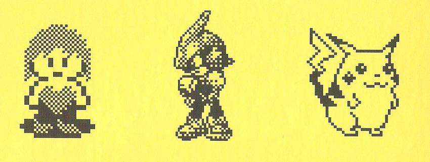 game_freak official_art pikachu pixel_art pokemon pulseman pulseman_(character) quinty quinty_(character)