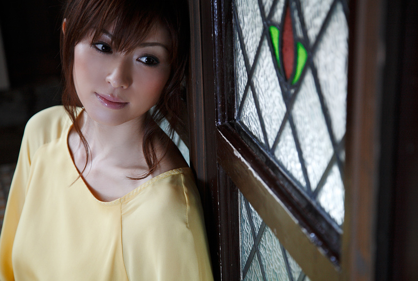 dress hatano_hiroko natsu_no_owari_no_tabi photo stained_glass