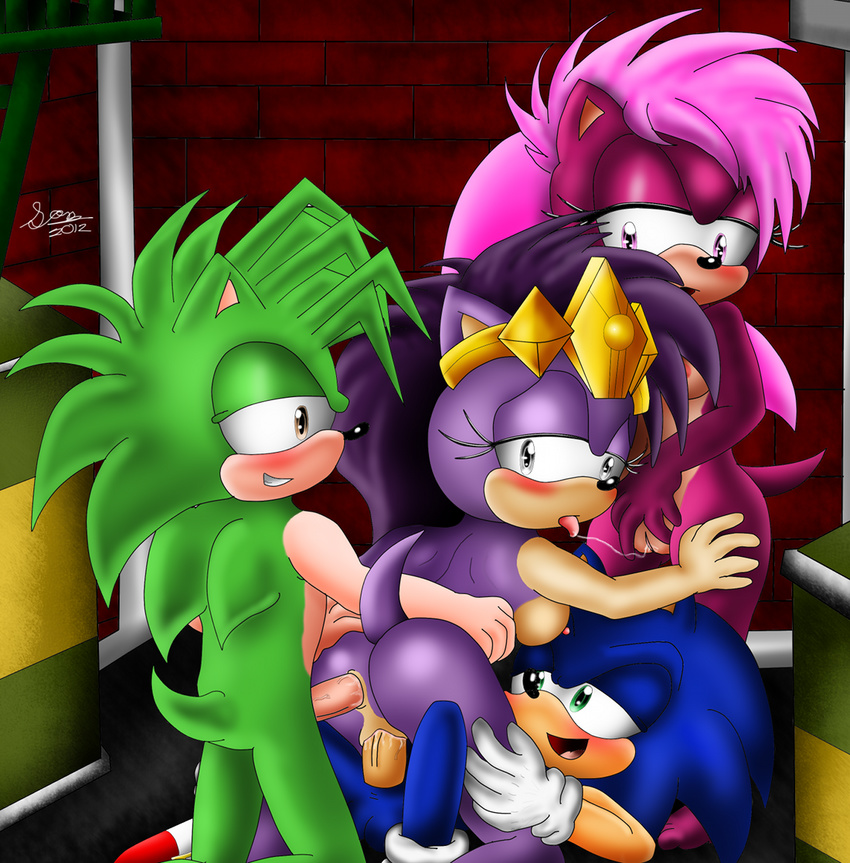 alena_the_hedgehog anal bigdon1992 bisexual blush breasts butt family female foursome group group_sex hedgehog incest lesbian looking_at_viewer male mammal manic_the_hedgehog milf mother nipples nude parent penetration penis pussy sega sex sonia_the_hedgehog sonic_(series) sonic_the_hedgehog sonic_underground straight vaginal vaginal_penetration