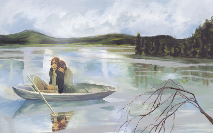 boat bokura_ga_ita scenic takahashi_nanami water yano_motoharu