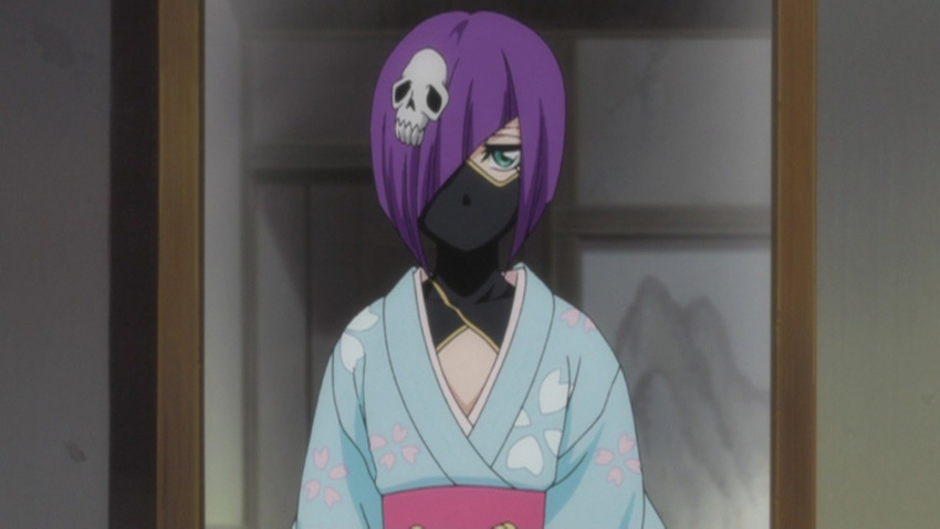 blue eye hair ninja purple zanpakutoh