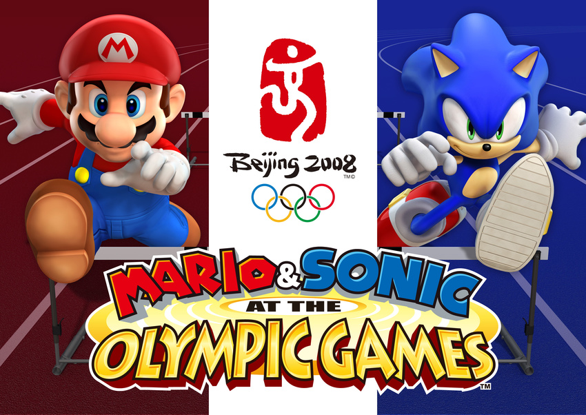 2boys absurdres highres mario mario_&amp;_sonic_at_the_olympic_games mario_and_sonic_at_the_olympic_games multiple_boys nintendo official_art olympics sega sonic sonic_the_hedgehog super_mario_bros.