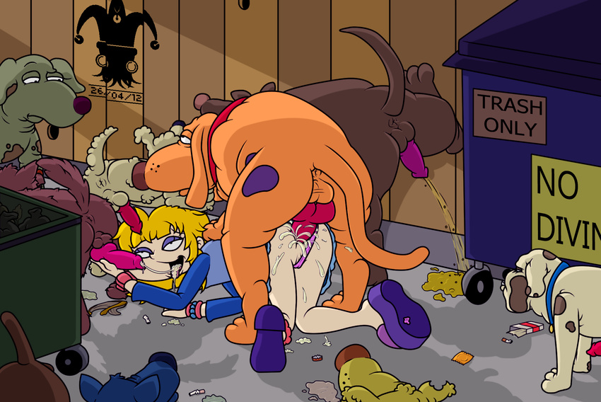 all_grown_up angelica_pickles blargsnarf jester rugrats spike spike_(rugrats)