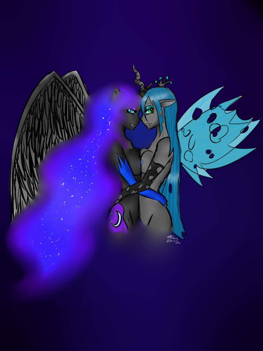 friendship_is_magic my_little_pony nightmare_moon queen_chrysalis tagme