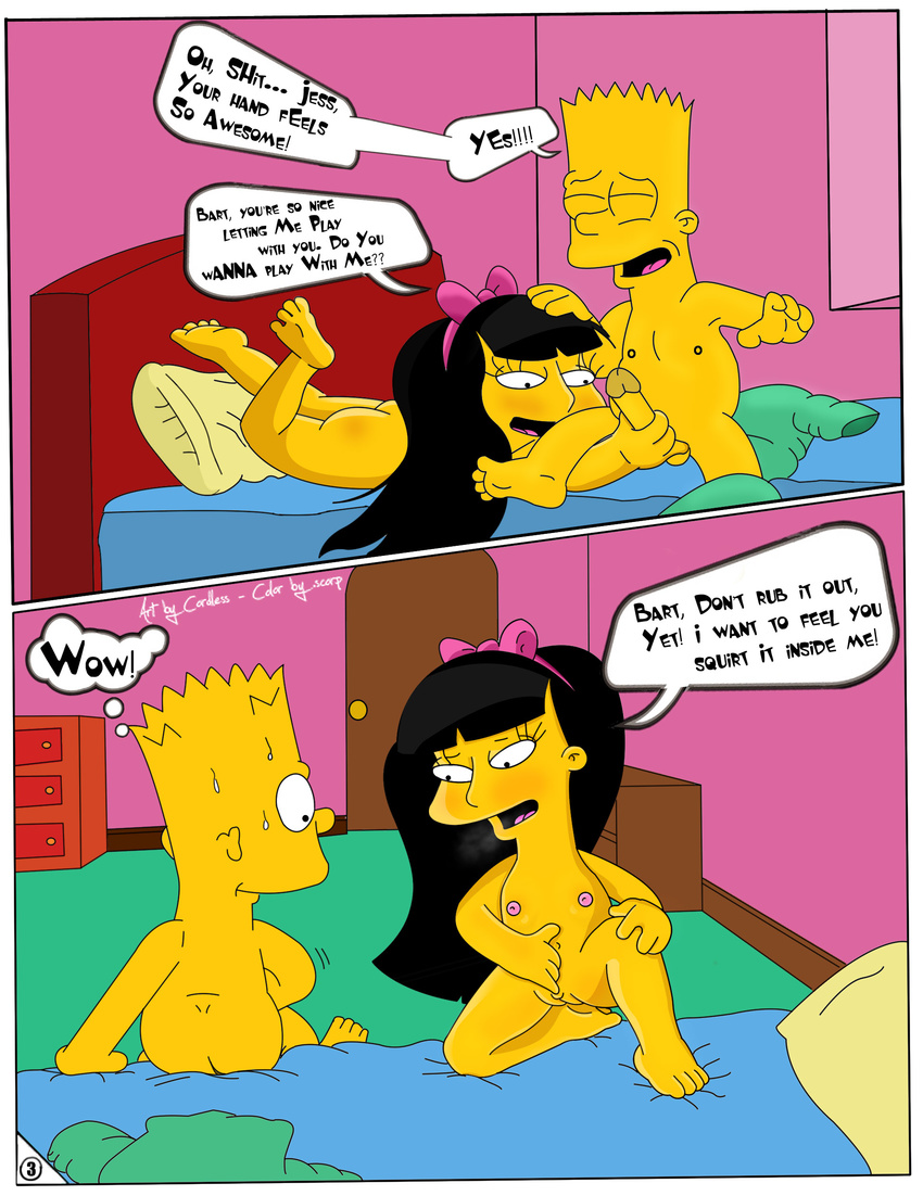 bart_simpson color cordless jessica_lovejoy lisa_simpson scorp the_simpsons