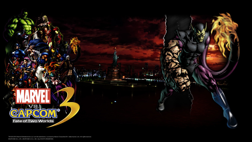 1920x1080 alien amaterasu capcom captain_america chris_redfield chun-li crossover dante dante_(devil_may_cry) deadpool devil_may_cry doctor_doom dr_doom felicia headband highres hulk iron_man marvel marvel_vs._capcom marvel_vs._capcom_3 marvel_vs_capcom marvel_vs_capcom_3 morrigan_aensland pose ryuu_(street_fighter) sunglasses super-skrull trish trish_(devil_may_cry) vampire_(game) viewtiful_joe viewtiful_joe_(character) wallpaper wolverine