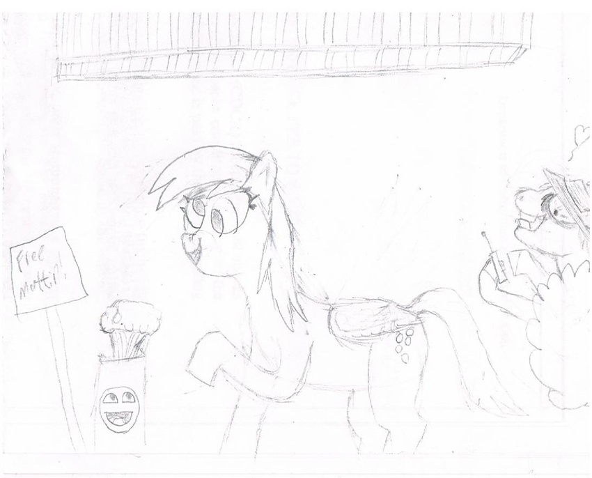 bubbles cage creepy derp derpy equine horse humor muffin my_little_pony pegasus pony trap wings xell0ss