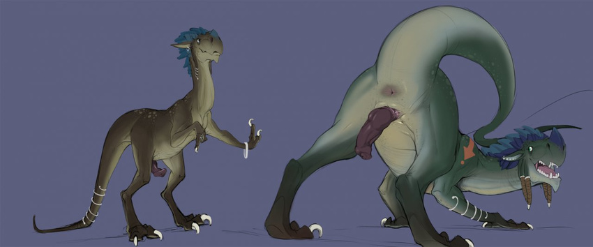 butt comic dragonshoard feral gay male narse penis presenting presenting_hindquarters raised_tail sex solo
