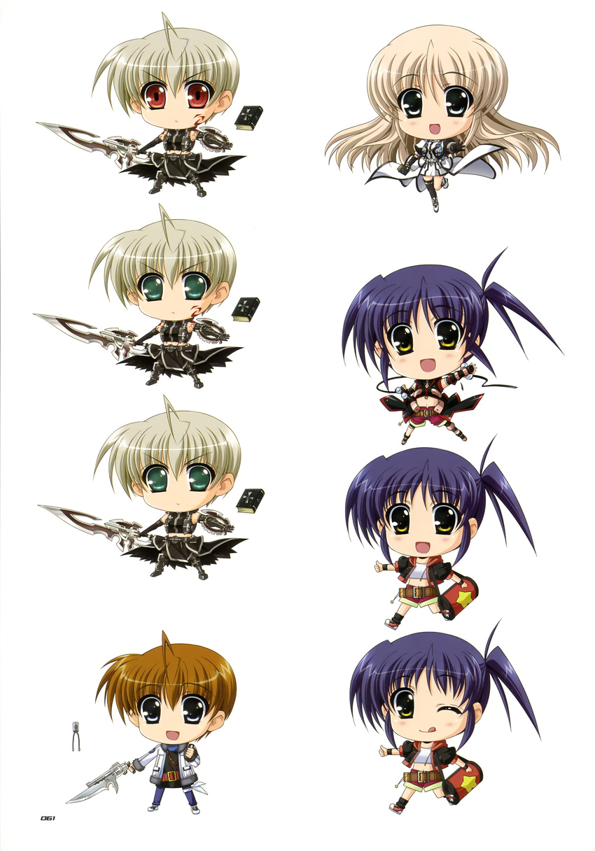 chibi isis_eaglet lily_strosek mahou_senki_lyrical_nanoha_force mahou_shoujo_lyrical_nanoha tohma_avenir