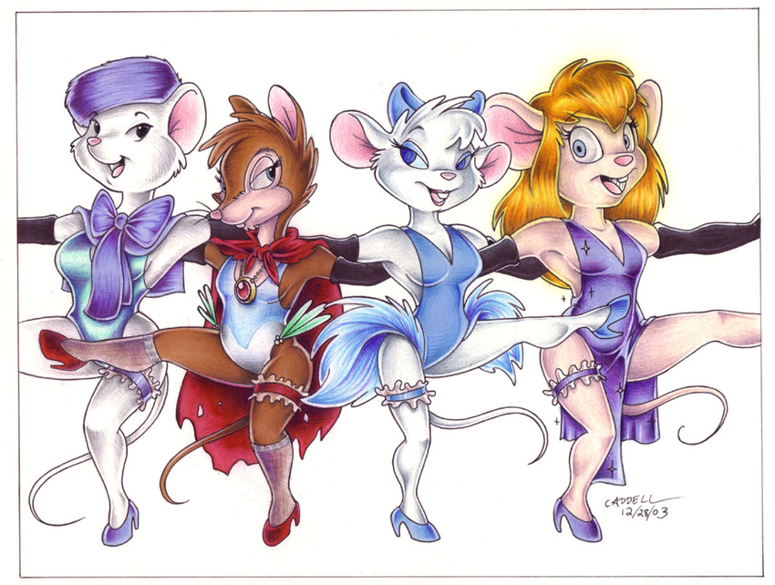 chip_'n_dale_rescue_rangers crossover gadget_hackwrench miss_bianca miss_kitty_mouse mrs_brisby romusz secret_of_nimh the_great_mouse_detective the_rescuers