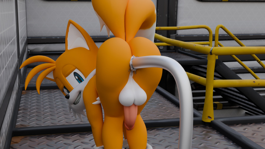 16:9 2024 3d_(artwork) anal anal_penetration anthro balls blue_eyes butt canid canine digital_media_(artwork) fox fur genitals hi_res male mammal miles_prower multi_tail multicolored_body multicolored_fur nude orange_body orange_fur penetration penis sega sex smile solo sonic_the_hedgehog_(series) tail tentacle_in_ass tentacle_penetration tentacle_sex tentacles twintails3d two_tone_body two_tone_fur white_body white_fur widescreen
