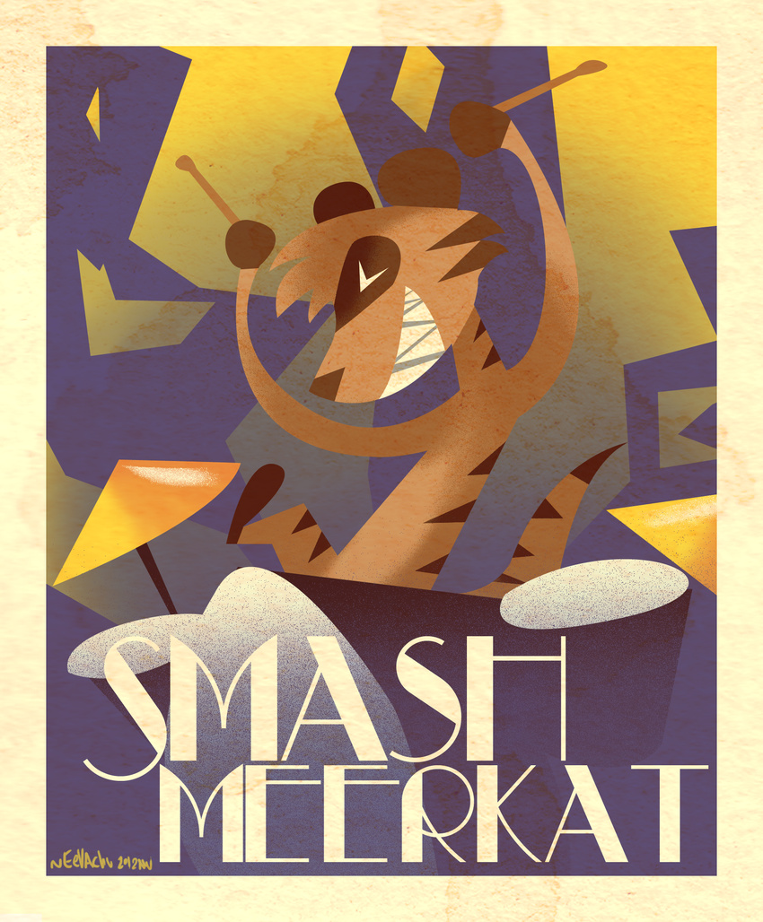 conbadge eevachu male meerkat smash smashmeerkat