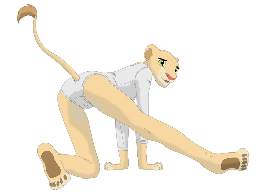 anthrofied butt camel_toe cute disney feline female leotard lion mammal nala presenting raised_tail solo the_lion_king tlk92024