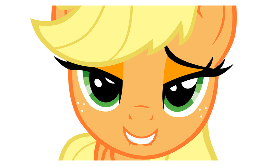 animated applejack_(mlp) bedroom_eyes biting_lip blink blinking blonde_hair daviez20 equine eyelashes female feral fluttering friendship_is_magic green_eyes hair horse invalid_tag lip_bite mammal my_little_pony plain_background pony smile solo suggestive teeth transparent_background unknown_artist