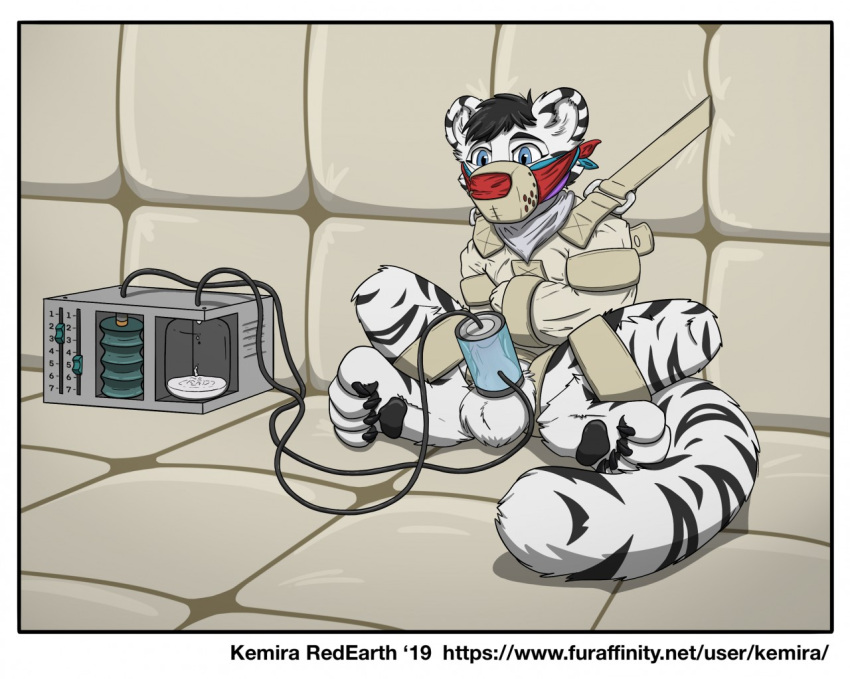 2019 4_toes animal_genitalia animal_penis anthro arms_tied artist_name asylum balls bdsm bengal_tiger black_claws black_hair black_pawpads black_stripes blue_eyes bondage border bound bound_to_wall canine_genitalia canine_penis claws cum_collecting digital_drawing_(artwork) digital_media_(artwork) feet felid fur gag gagged genitals hair kemira kerchief knot legs_tied long_tail male mammal markings muzzle_(object) muzzled otn_gag padded_room pantherine pawpads penis penis_milking_machine restraints round_ears sitting solo straitjacket strapped straps striped_ears striped_markings striped_tail stripes tail tail_markings text tiger toes tube url vaurien white_balls white_body white_border white_fur