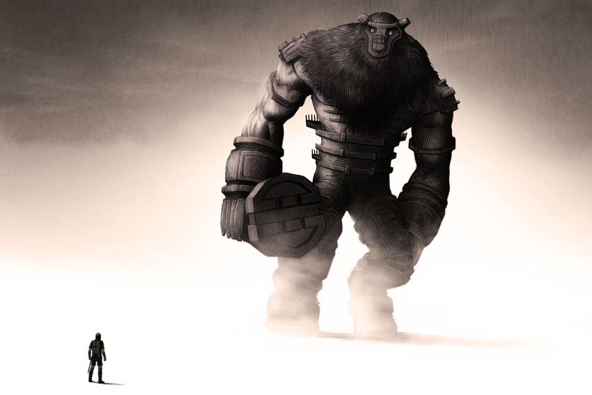 bad_deviantart_id bad_id club colossus highres shadow_of_the_colossus shaggermeister size_difference valus wander weapon