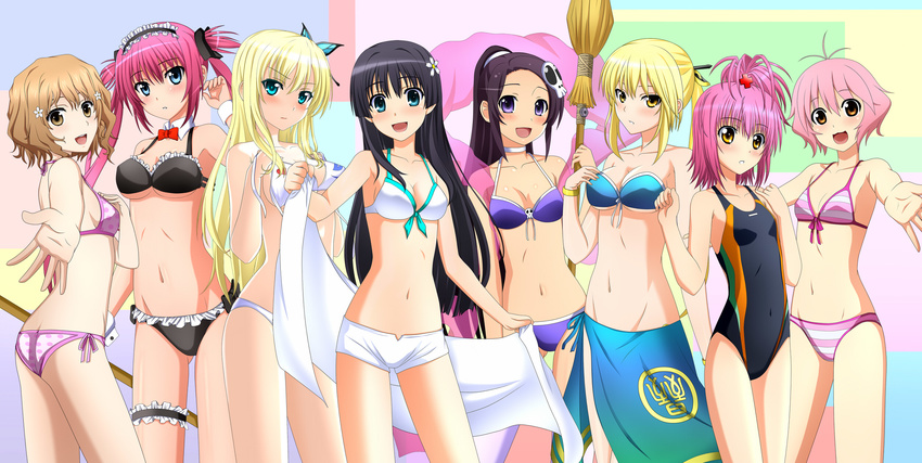 bikini boku_wa_tomodachi_ga_sukunai garter hanasaku_iroha hinamori_amu kami_nomi_zo_shiru_sekai kashiwazaki_sena kenken matsumae_ohana saten_ruiko seikon_no_qwaser shugo_chara swimsuits to_aru_kagaku_no_railgun to_aru_majutsu_no_index underboob