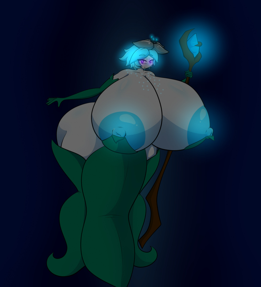 areola areola_slip big_breasts big_butt breasts butt druid elemental_creature elemental_humanoid female flora_(ultrazeta120) flora_fauna generation_5_pokemon glowing hi_res huge_breasts huge_butt humanoid hyper hyper_breasts lilligant magic_user mature_female nintendo nipple_slip plant plant_humanoid pokemon pokemon_(species) solo staff tribal_spellcaster ultrazeta120