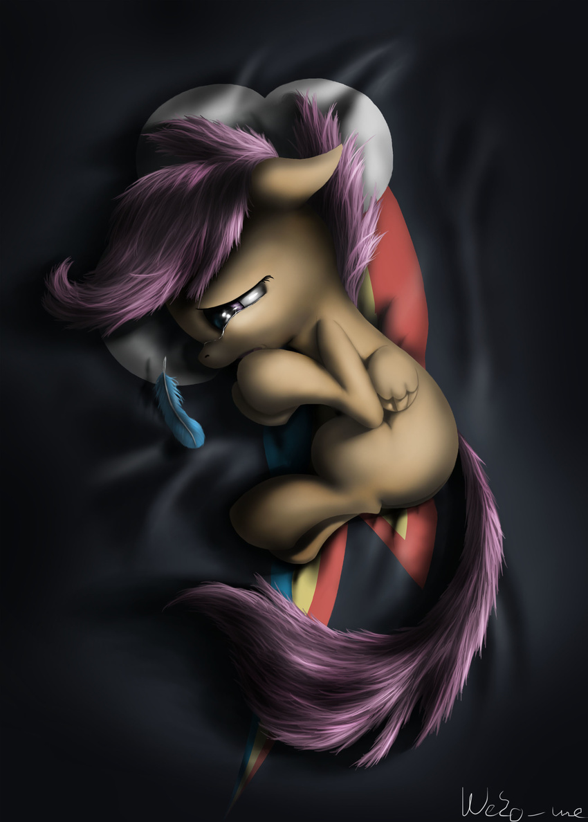 abandoned crying cub equine feather female feral friendship_is_magic hair horse mammal my_little_pony neko-me pegasus pony purple_eyes purple_hair scootaloo_(mlp) solo tears wings young