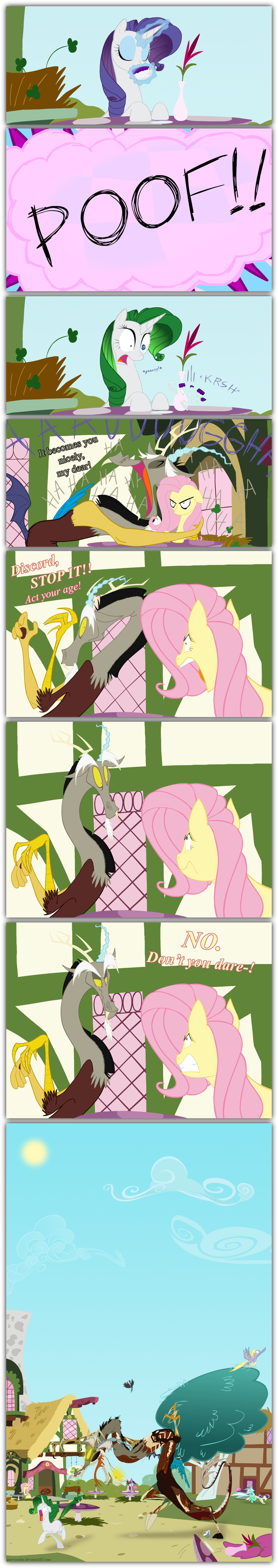 2013 amber_eyes angry blonde_hair bonbon_(mlp) broken building chair cloud clouds clover clovers comic couple creepy crying cup cutie_mark daytime derpy_hooves_(mlp) dialog dinky_hooves_(mlp) discord_(mlp) draconequus english_text equine eyes_closed facepalm female feral flower fluttershy_(mlp) friendship_is_magic fur glass grass grey_fur grievousfan group hair hooves horn horse humor laugh laughter looking_at_viewer looking_at_viewers lyra_(mlp) lyra_heartstrings_(mlp) magic male mammal multi-colored_hair my_little_pony open_mouth outside pegasus pissed pissed_off pony purple_eyes purple_hair raised_tail rarity_(mlp) red_eyes scary screaming shops siding sitting sky smashed smile smoke solo stone sun table tables tea tea_cup teacup teeth text the_truth thunderlane_(mlp) tongue tree trim twilight_sparkle_(mlp) two_tone_hair undead unicorn vase wall white_fur window windows wings wood yelling yellow_eyes zombie