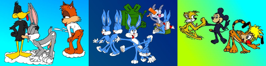 bonkers bubsy bugs_bunny buster_bunny calamity_coyote crossover daffy_duck looney_tunes mickey_mouse tiny_toon_adventures
