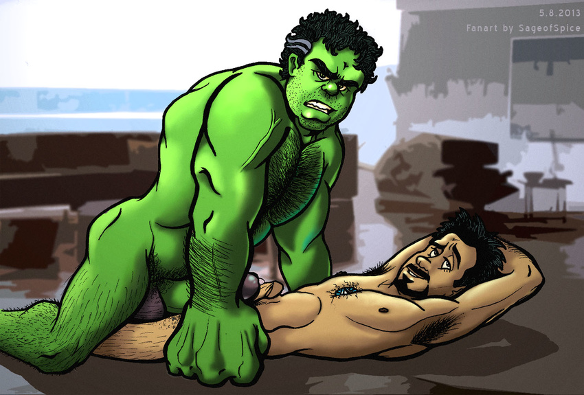 avengers hulk iron_man marvel sageofspice tony_stark