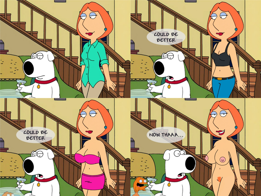 american_dad brian_griffin comic family_guy frost969 klaus_heissler lois_griffin