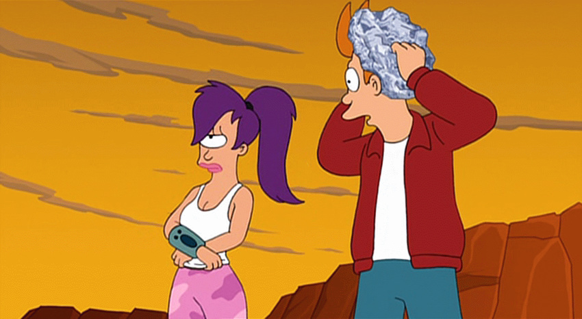 animated fry futurama helix turanga_leela