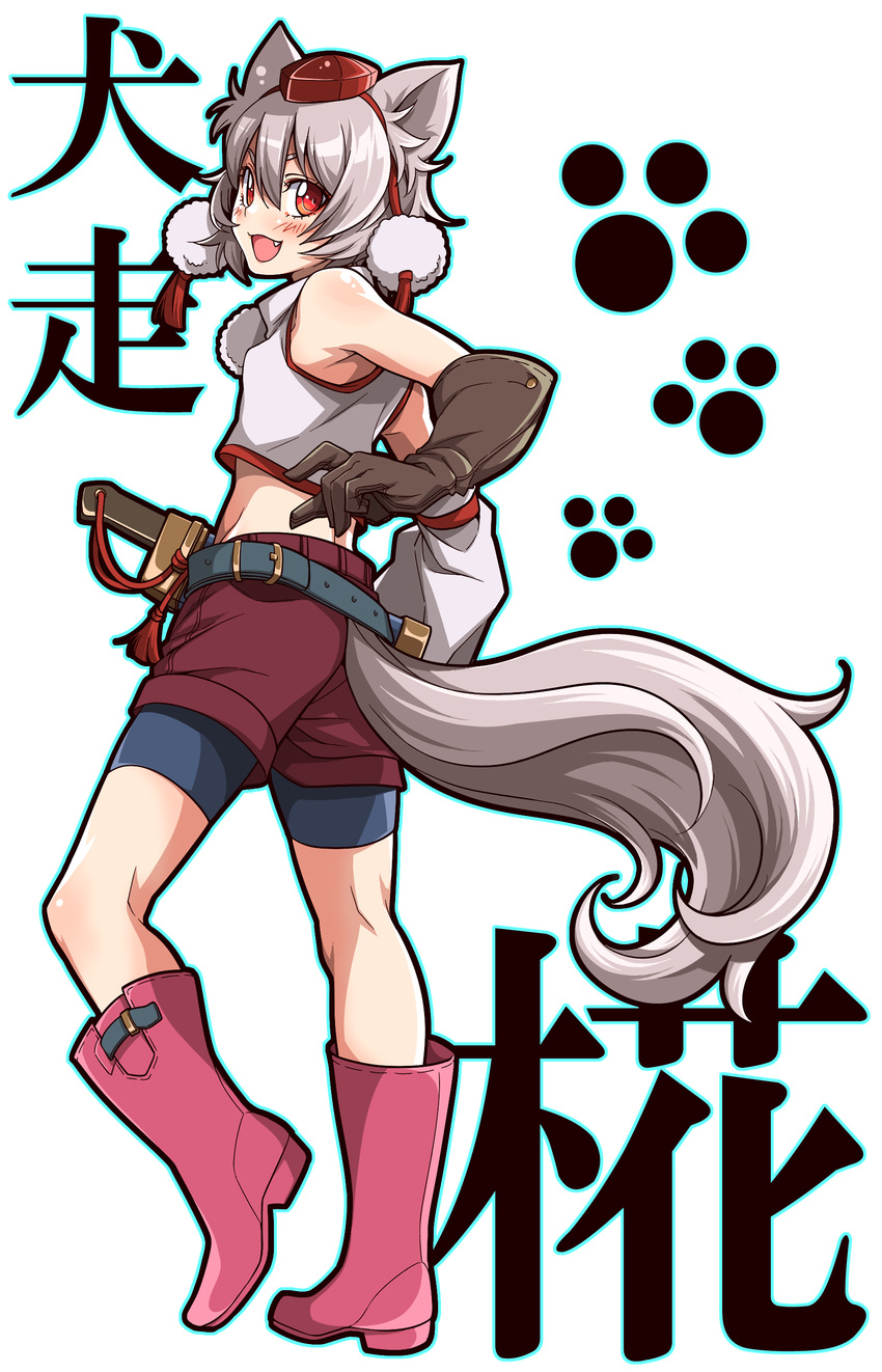 animal_ears inubashiri_momiji inumimi sword tail touhou uousa