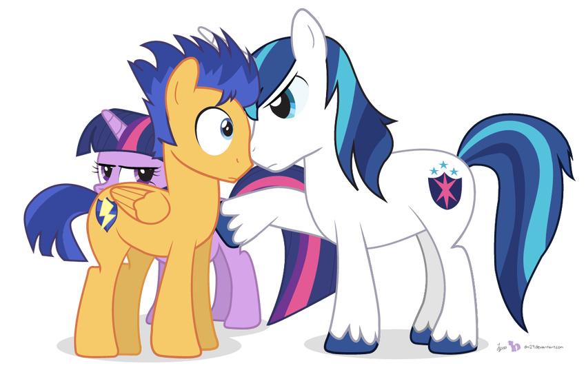 blue_hair cutie_mark dm29 equestria_girls equine female feral flash_sentry_(eg) friendship_is_magic fur hair horn horse male mammal multi-colored_hair my_little_pony pegasus pony purple_eyes purple_fur shining_armor_(mlp) twilight_sparkle_(mlp) unicorn white_fur wings yellow_fur