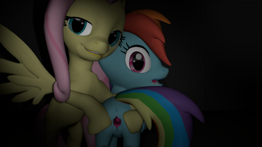 anus cervix cgi equine female fluttershy_(mlp) friendship_is_magic gmod horse invalid_tag mammal mr.tektite my_little_pony pegasus pony pony_pussy presenting puckered_anus pussy rainbow_dash_(mlp) sfm sly_grin source_filmmaker wings