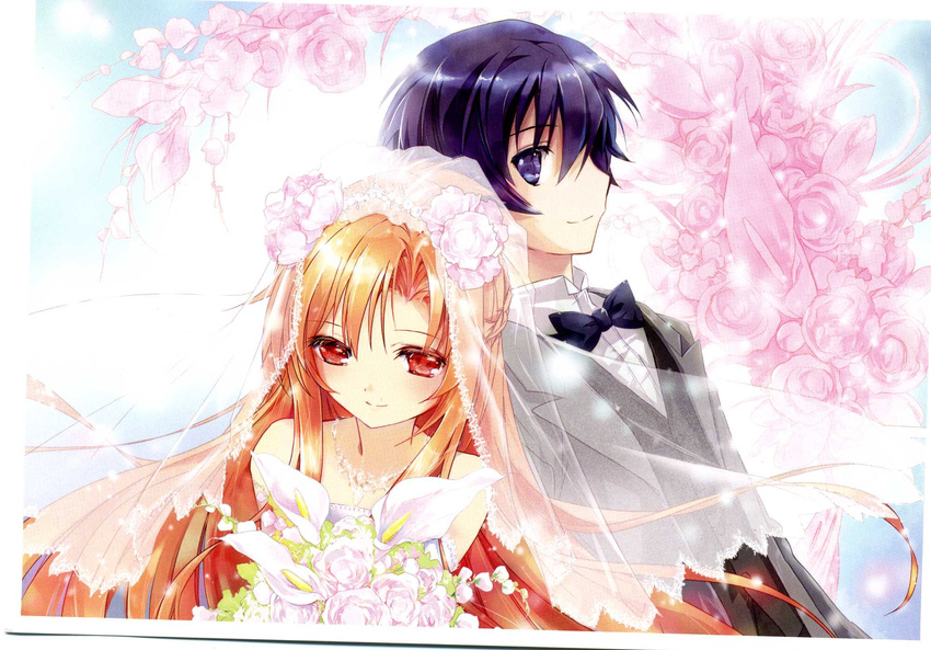 aincrad_online asuna kirito kirito-kun kirito_kun married marry possible_duplicate sword_art_online