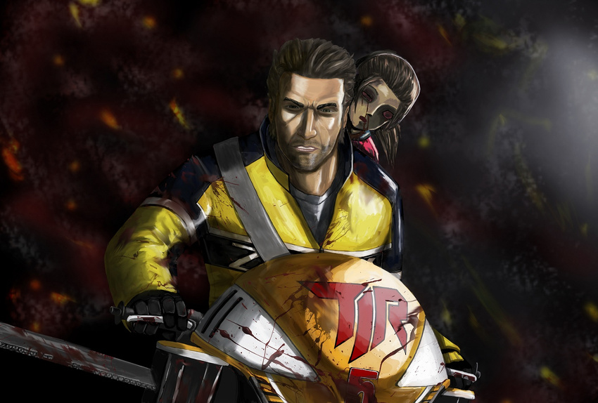 chuck_greene dead_rising dead_rising_2 father_and_daughter katey_greene motor_vehicle motorcycle tepuya vehicle zombie