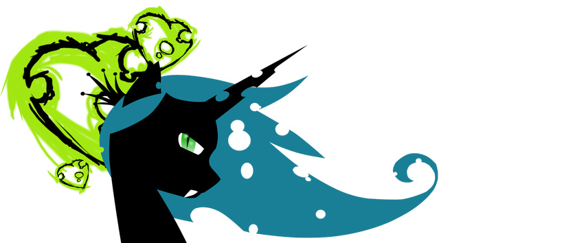 changeling changeling_queen eightysix equine fangs female friendship_is_magic hair horn mammal my_little_pony queen_chrysalis_(mlp) solo unicorn villain villainous