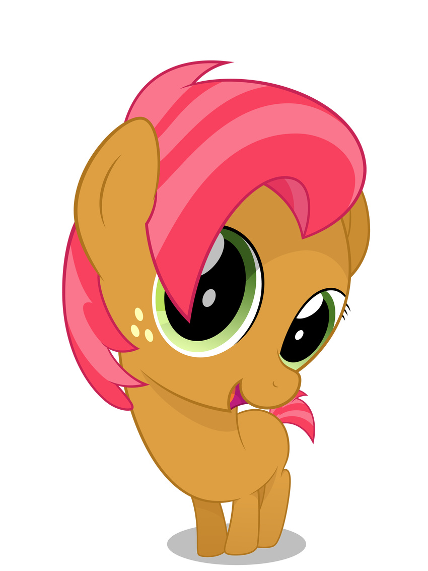 babs_seed_(mlp) cute equine felix-kot female feral friendship_is_magic green_eyes hair horse looking_at_viewer mammal my_little_pony plain_background pony smile solo transparent_background two_tone_hair