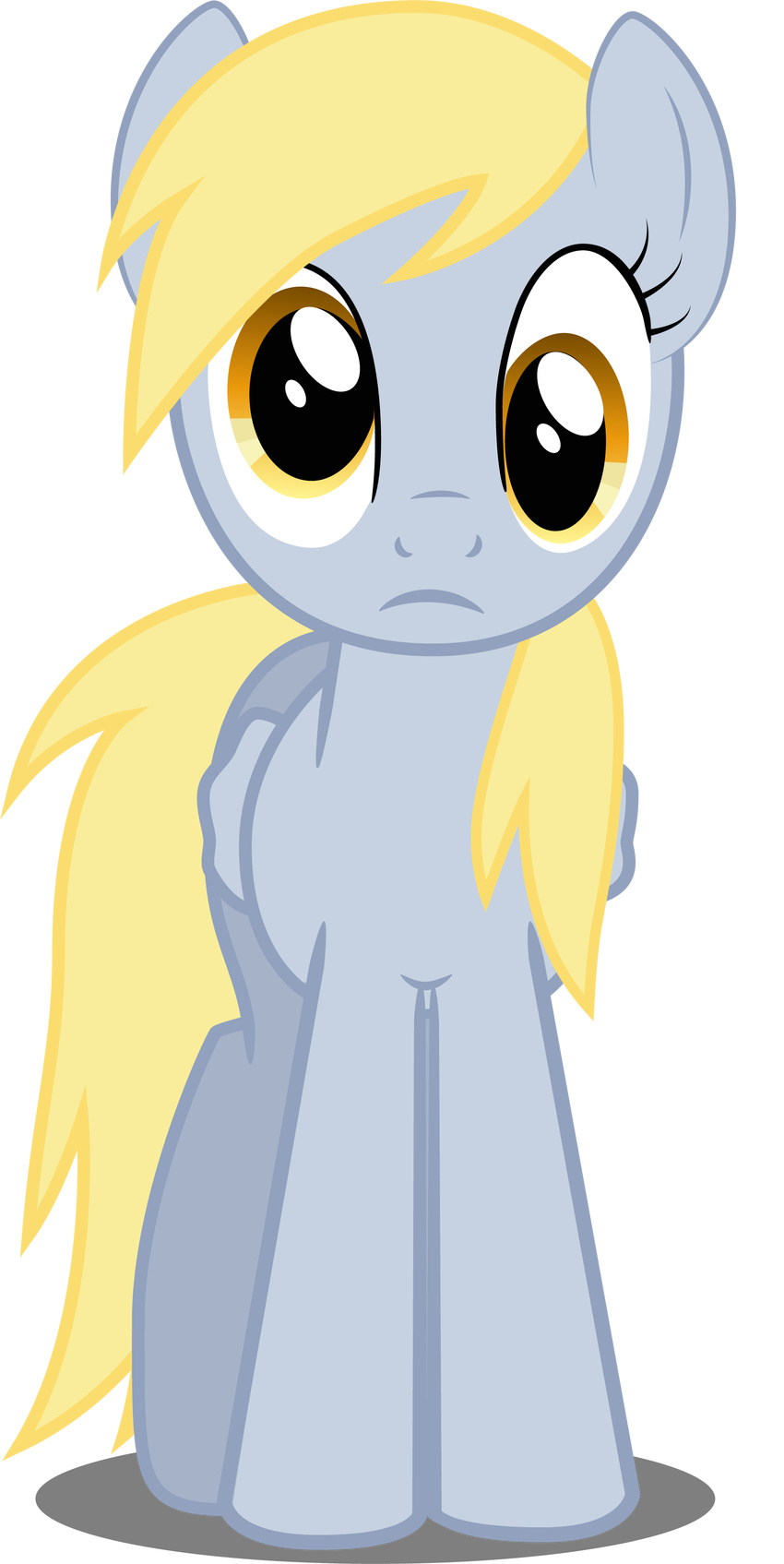 amber_eyes blonde_hair confused derp derpy_hooves_(mlp) equine felix-kot female feral friendship_is_magic hair horse looking_at_viewer mammal my_little_pony pegasus plain_background pony solo transparent_background wings