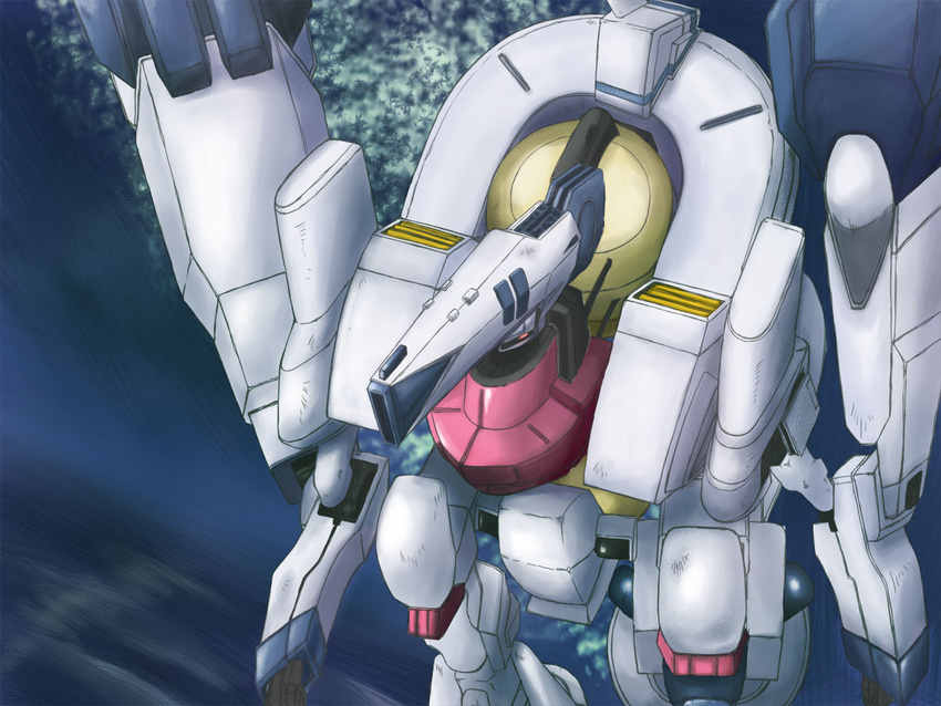 idolmaster_xenoglossia imber jungle mecha nanamo_(002a) nature no_humans solo