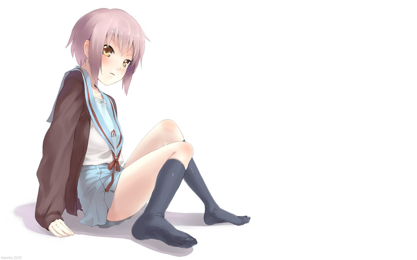 nagato_yuki seifuku suzumiya_haruhi_no_yuuutsu tagme