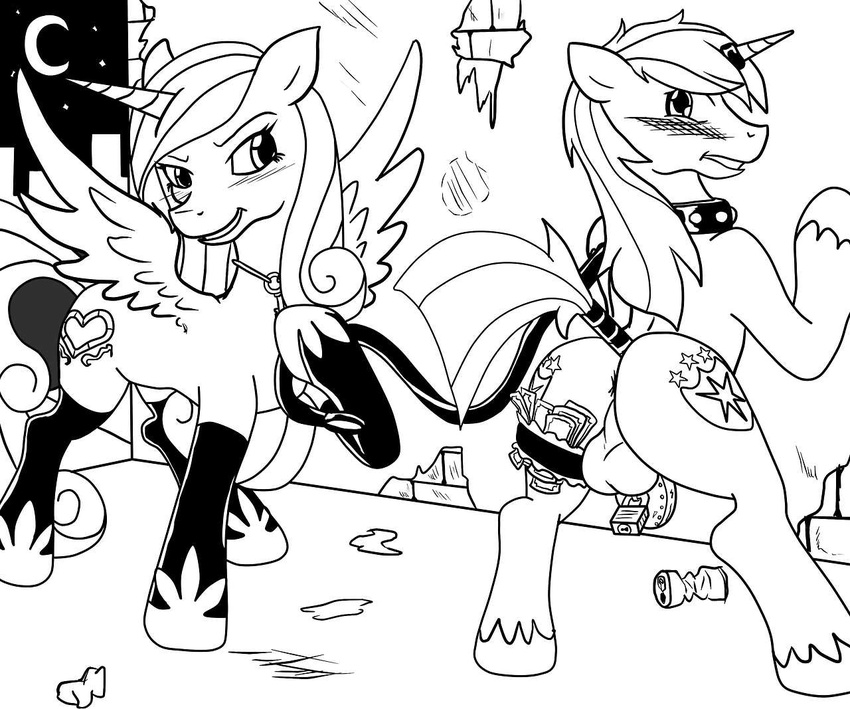 balls butt domination equine female female_domination friendship_is_magic horn horse male mammal my_little_pony pony poprocks princess_cadance_(mlp) prostitute shining_armor_(mlp) unicorn winged_unicorn wings