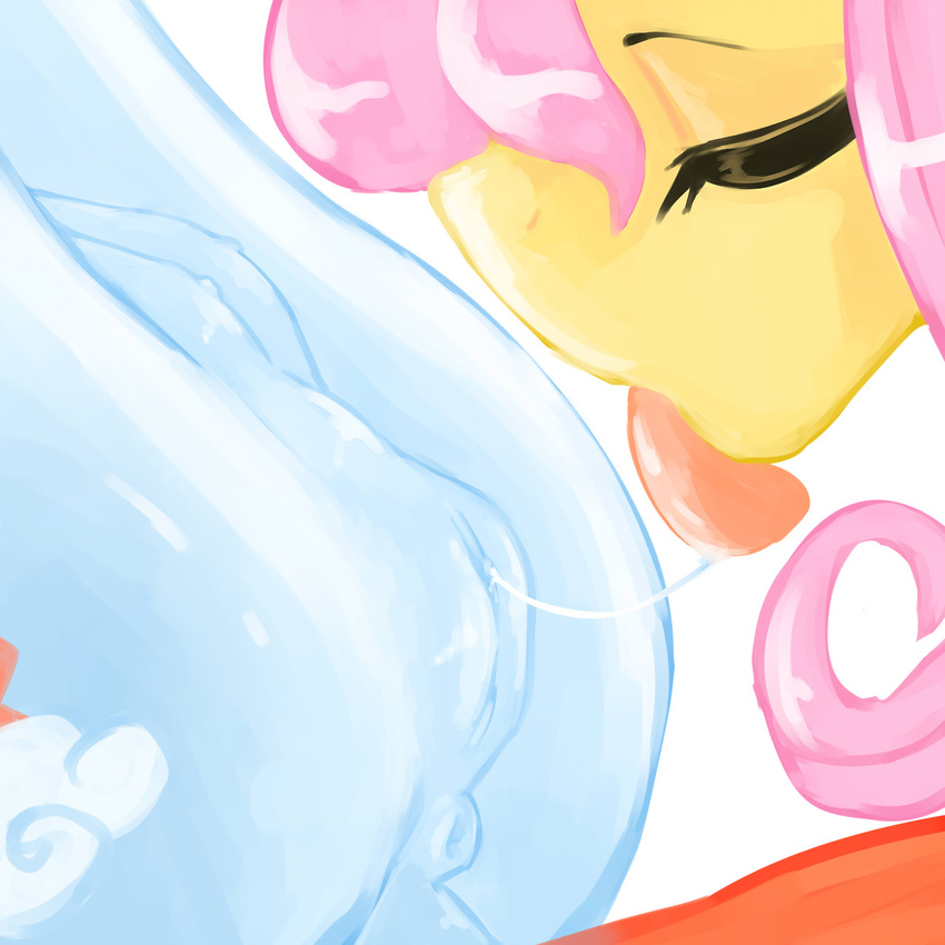 anus blue_fur cutie_mark duo equine eyes_closed female feral fluttershy_(mlp) friendship_is_magic fur hair horse lesbian mammal my_little_pony oral oral_sex pink_hair pony ponylicking pussy pussy_juice rainbow_dash_(mlp) saliva sex teats tongue tongue_out yellow_fur