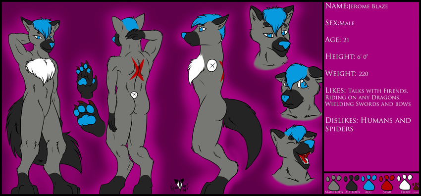 canine hi_res jerome_blaze kizzneth male mammal model_sheet smaller_version_at_the_source wolf