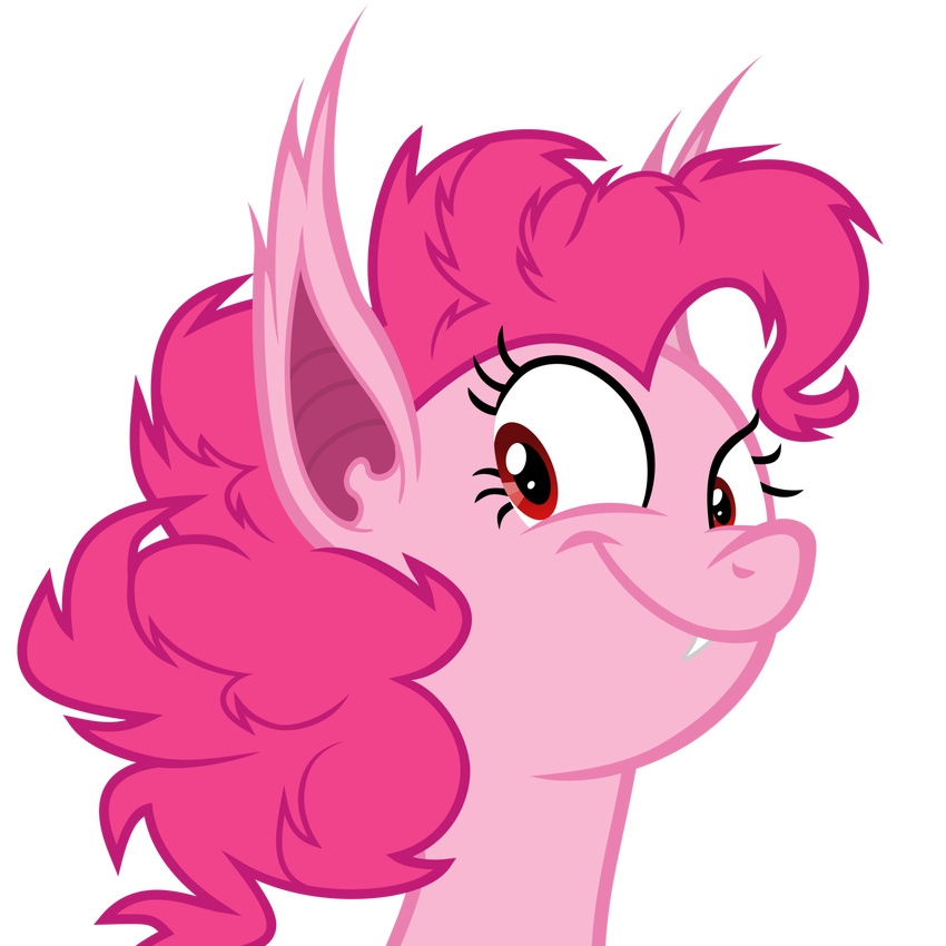alpha_channel animal_ears bat_pony equine fangs female feral friendship_is_magic fur hair magister39 mammal my_little_pony pinkie_pie_(mlp) plain_background pointy_ears red_eyes smile solo transparent_background vampire wings