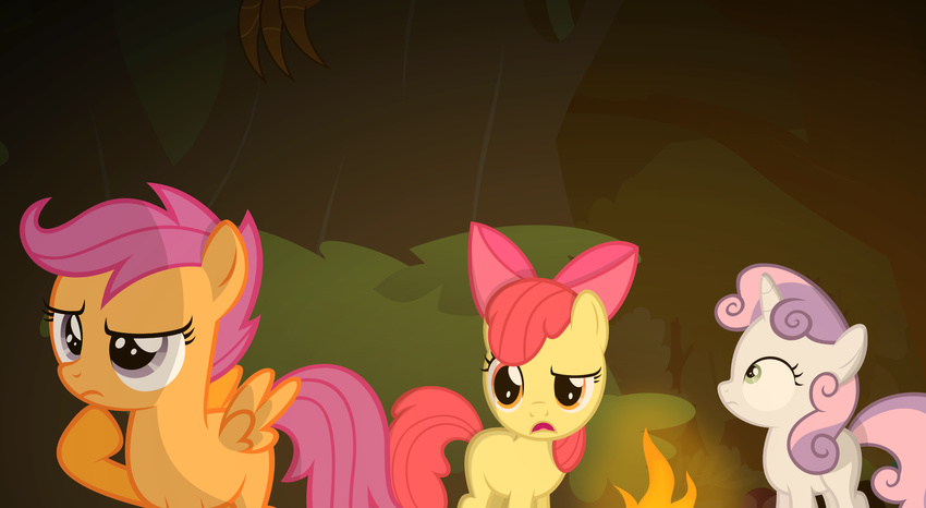 apple_bloom_(mlp) cub equine female feral fire friendship_is_magic group horn horse mammal my_little_pony pegasus pony scootaloo_(mlp) sweetie_belle_(mlp) unicorn wings young zacatron94