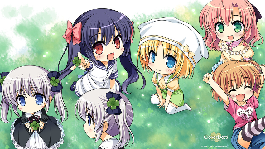 chibi clover_day's kagami_hekiru kagami_hikaru rindo_tsubame takakura_anri takakura_anzu yuibashi_izumi