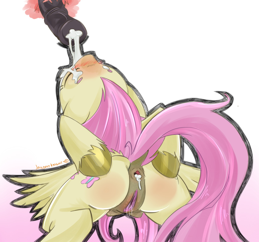 blush cum cum_in_ass cum_in_mouth cum_inside cutie_mark duo equine erection fellatio female feral fluttershy_(mlp) friendship_is_magic fur hair hi_res horse jailbait_knight long_hair male mammal my_little_pony oral oral_sex pegasus penis pink_hair pony pussy sex solo_focus straight wings yellow_fur